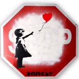 Spray Paint, Manner of Banksy