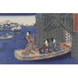 Japanese Woodblock Print, Toyokuni III. 19c