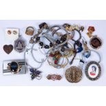 Collection of multi-stone, metal and costume jewelry