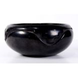 Santa Clara pottery blackwear vessel by Rose Gonzales
