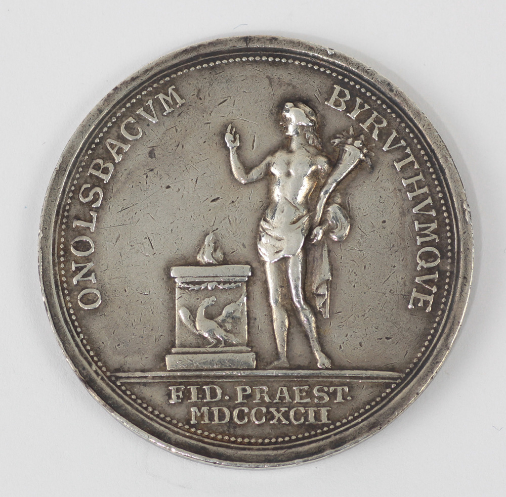 Continental silver Frid Wilhelmus medal - Image 2 of 2