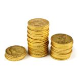 (lot of 40) Great Britain Sovereign gold coins