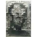 Silver Relief, Salvador Dali, Lincoln in Dalivision