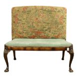 Chippendale style settee