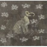 Japanese Framed Embroidery of Qilin