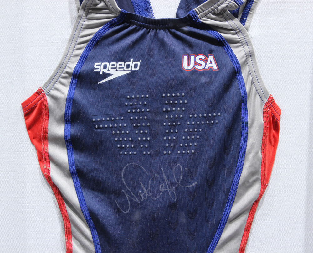 Official Speedo swim suit signed and worn by Olympic Gold medalist Natalie Coughlin - Image 2 of 3