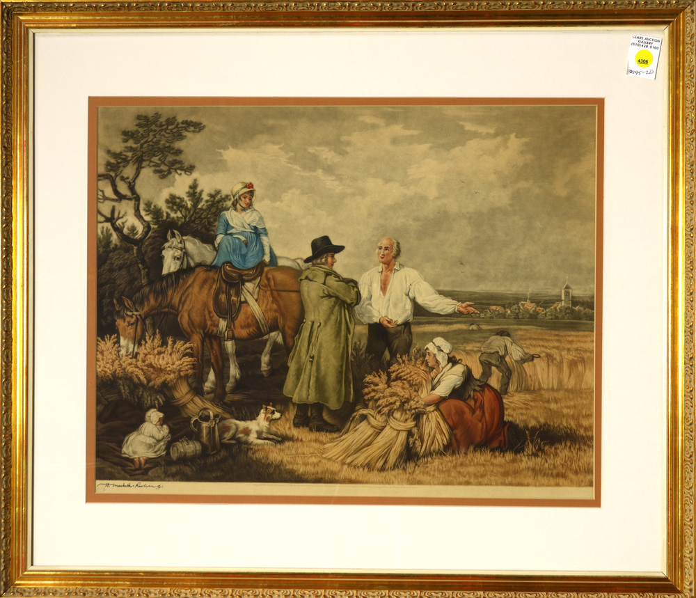 Print, Henry Macbeth-Raeburn, Selling the Harvest