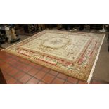 Chinese Aubusson carpet, 12'2" x 14'11"