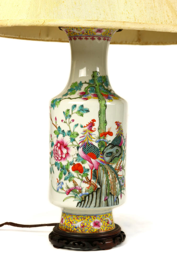 Chinese Pair of Lamps - Image 2 of 2