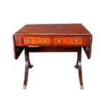 English Regency rosewood and mahogany table circa 1810