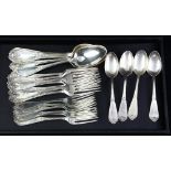 (lot of 21) W. K. Vanderslice Gargoyle stering silver flatware partial set