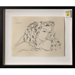 Print, After Henri Matisse, Portrait of a Woman