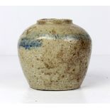 Southern stoneware vessel, in the manner of Morgan-Van Wickle Pottery