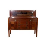 Arts and Crafts Stickley Brothers mirrored sideboard