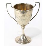 Art Deco Meriden Britannia Co. sterling trophy urn
