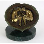 Vladimir Kush patinated and gilt bronze sculpture