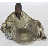 Chinese Shiwan Pottery Figure of Libai