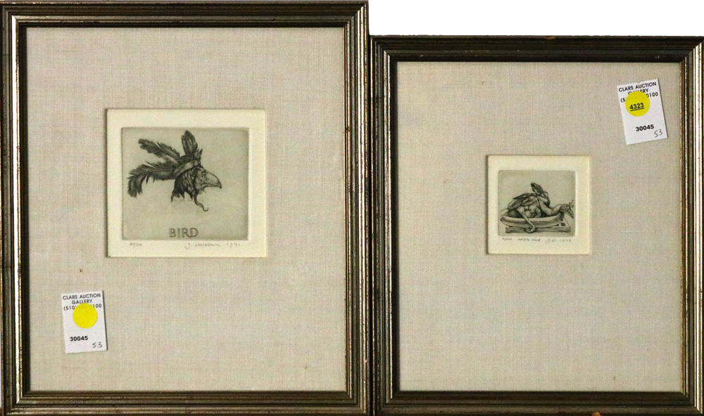 Prints, Stan Washburn, Bird and Edible Bird