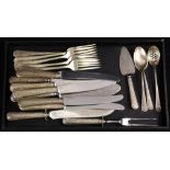 (lot of 18) Towle Old Brocade sterling silver flatware service