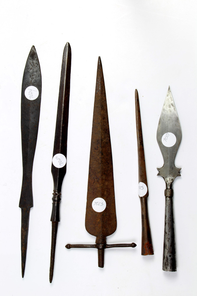 (lot of 5) American Revolution-era weaponry group - Image 2 of 2