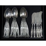 (lot of 18) Whiting Hyperion sterling silver flatware partial set