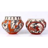 (lot of 2) Acoma pots