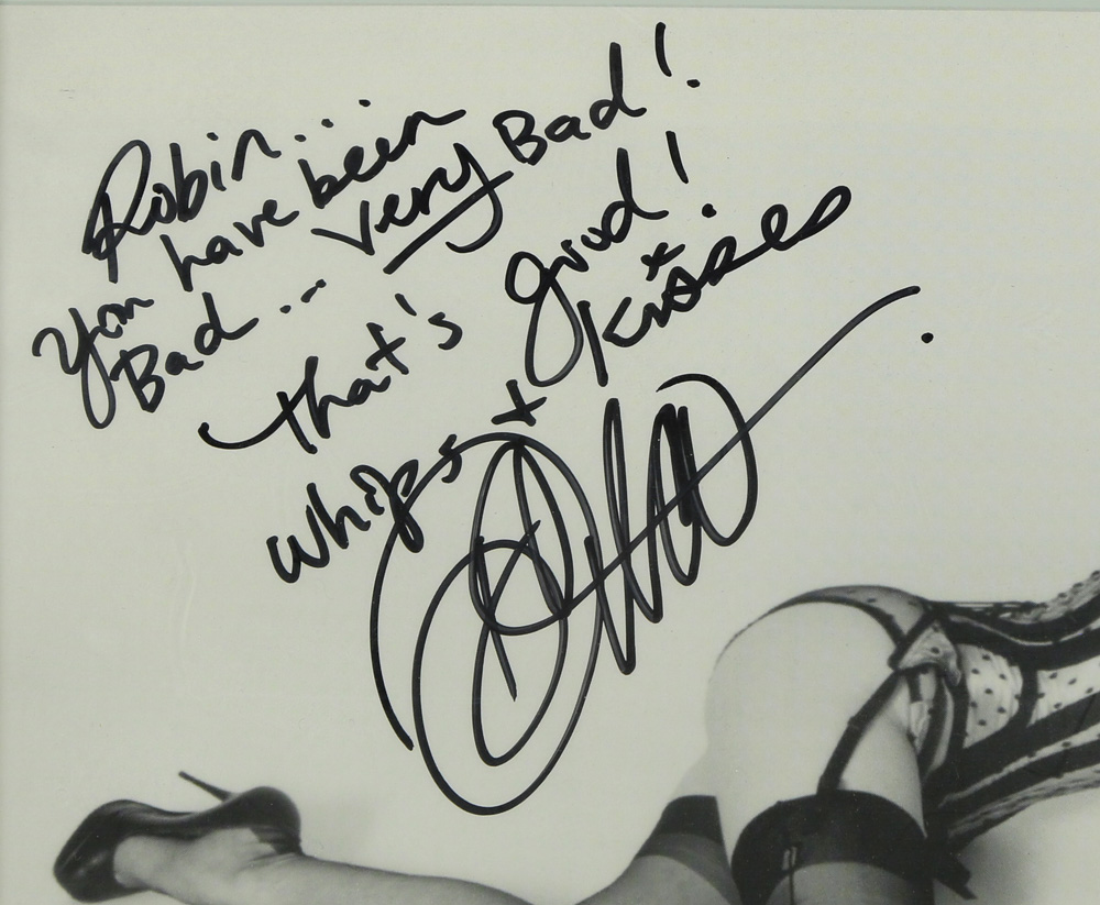 Signed photograph of Dita, signed Robin - Image 2 of 2