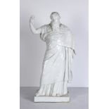 Continental porcelain figure of Hercules