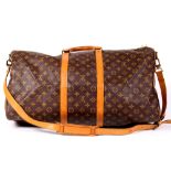 Louis Vuitton Keepall Bandouliere travel bag