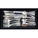 (lot of 36) Alvin Della Robbia sterling silver flatware service