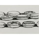 Print, Wayne Thiebaud, Yo-Yo's