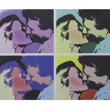 Print, Steve Kaufman, The Kiss