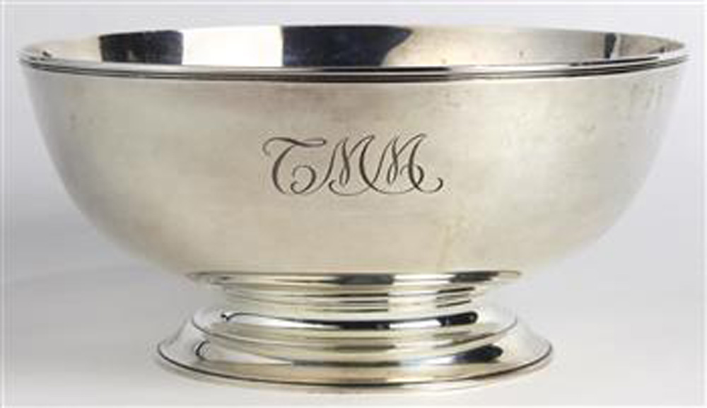 Tiffany & Co. sterling silver Revere type bowl