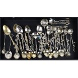(lot of 26) Asian silver spoon lot