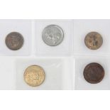(lot of 5) Campaign medals, 1840-1870