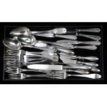 (lot of 26) Sterling flatware group