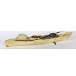 Eskimo or Inuit model kayak, early 20th Century