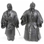 Japanese Bronze Okimono, Takasago, by Soju