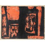 Print, Roy DeForest, Abstract with Figure