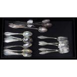 (lot of 21) Towle Mary Chilton sterling silver partial flatware set