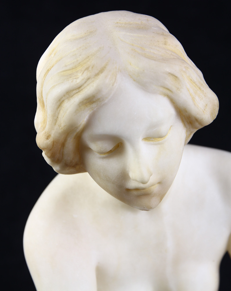 Italian alabaster figural sculpture after the antique - Image 7 of 8