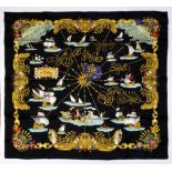 Hermes silk scarf