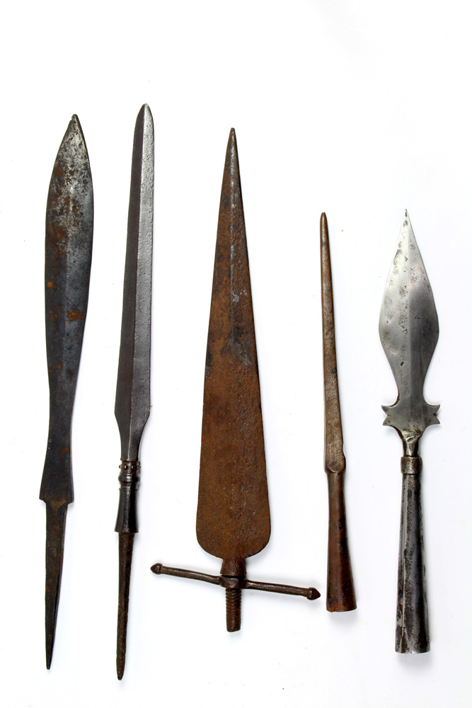 (lot of 5) American Revolution-era weaponry group