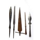 (lot of 5) American Revolution-era weaponry group