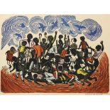 Print, Emmy Lou Packard, Dance Circle