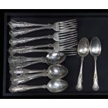 (lot of 20) Gorham Cambridge sterling silver partial flatware set, initialed
