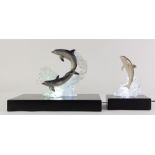 (lot of 2) Robert Wyland acrylic limited edition sculptures