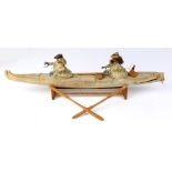 Eskimo or Inuit model kayak, early 20th Century