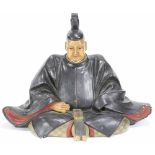Japanese Ceramic Sculpture of Samurai War Lord
