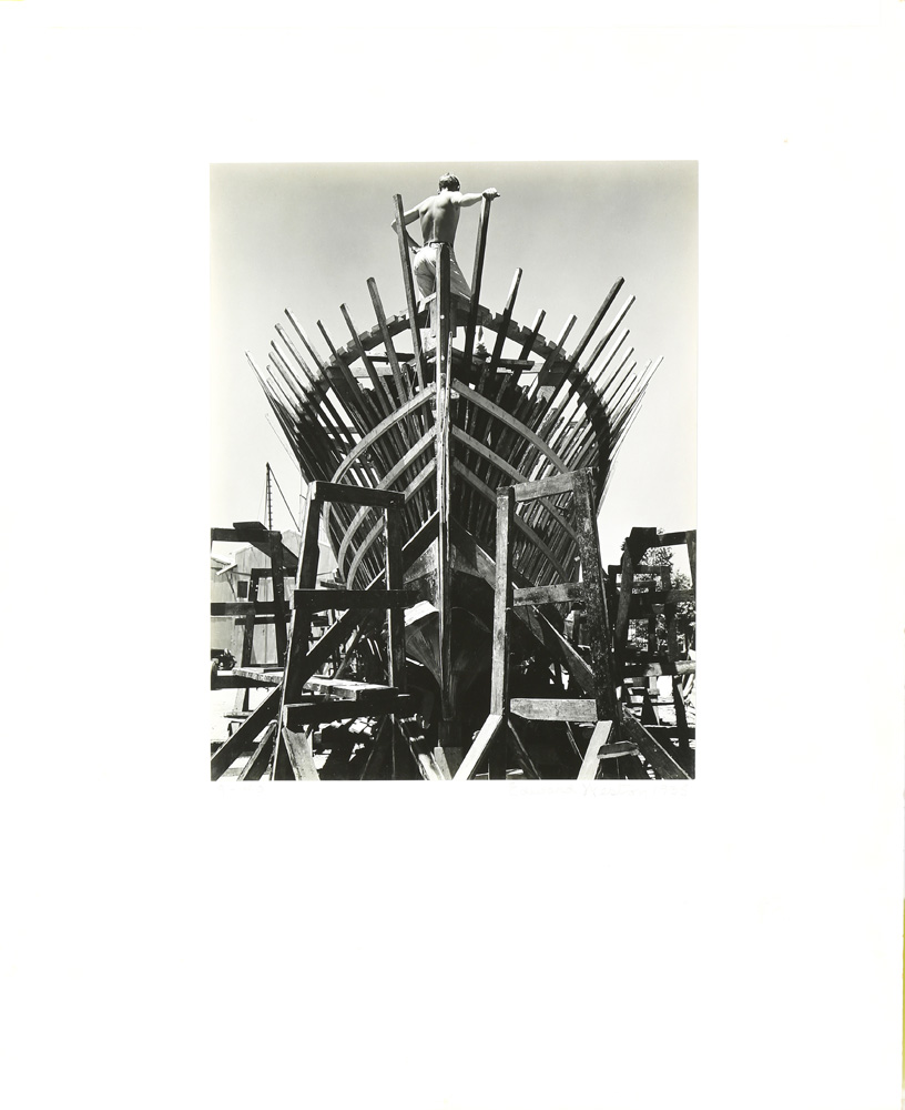 Photograph, Edward Weston, Boat Builder, Wilmington - Image 2 of 2